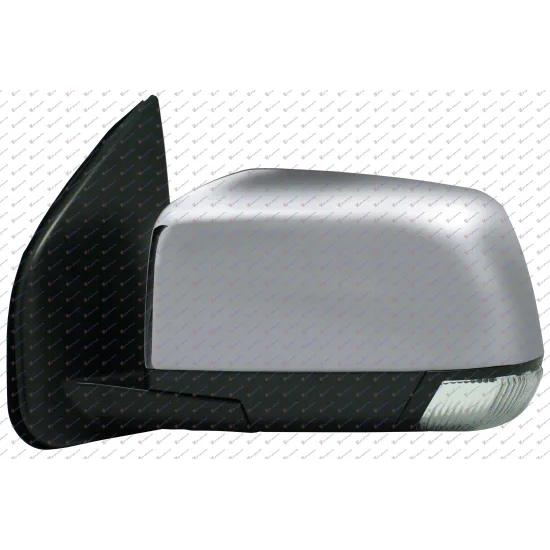 DOOR MIRROR ELECTRIC CHROME (WITH LED LAMP) (CONVEX GLASS)