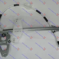 FRONT WINDOW REGULATOR ELECTRIC 05- (WITHOUT MOTOR)
