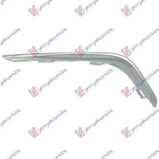 FRONT BUMPER GRILLE CHROME MOULDING