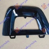 CADRU SPOILER FAȚĂ CADRU EXTERIOR BARĂ PROTECȚIE NEGRU LUSTRUIT (AMG-LINE)