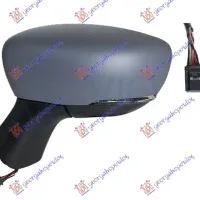 DOOR MIRROR ELECTRIC HEATED PRIMED (WITH SIDE LAMP) 7 PIN (ASPHERICAL GLASS)