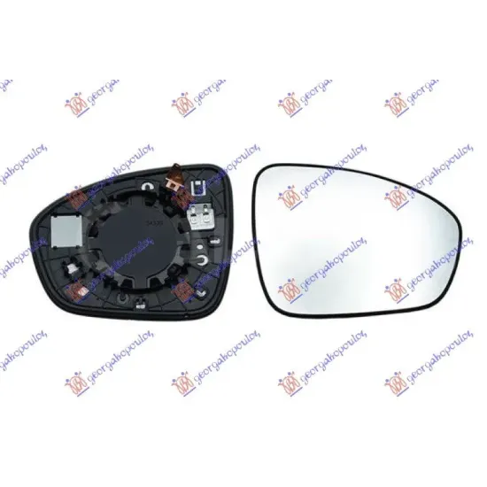 DOOR MIRROR GLASS HEATED (CONVEX GLASS)