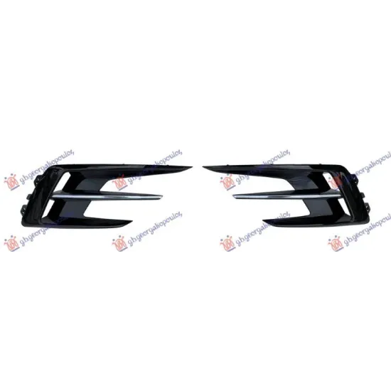 FRONT BUMPER SIDE GRILLE (WITHOUT FRONT LIGHTS HOLE) (SET)