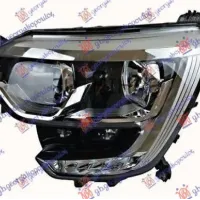 HEAD LAMP ELECTRIC (H7/H7) CHROME WITH LED DRL (E) (TURKEY)