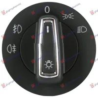 HEAD LAMP SWITCH WITH FOG LAMP (Red Light) (10pin)