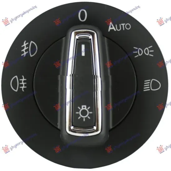 HEAD LAMP SWITCH WITH FOG LAMP AUTO (Chrome) (10pin) HEAD LAMP SWITCH WITH FOG LAMP AUTO (Chrome) (10pin)