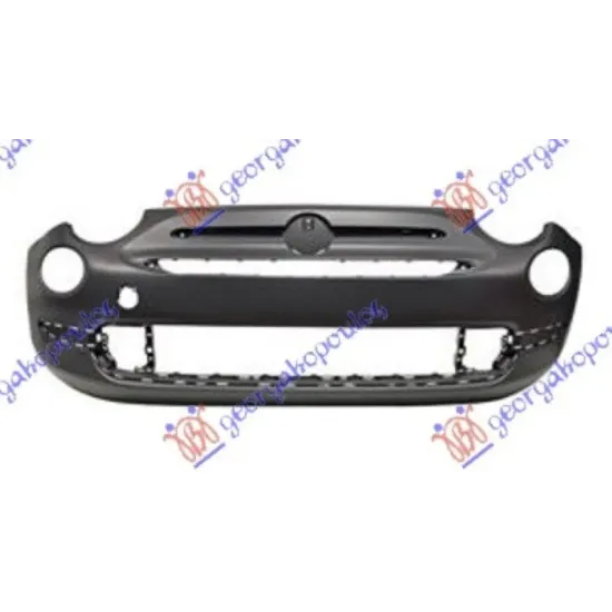 FRONT BUMPER PRIMED (WITH MOULDING HOLES) (EUROPE)