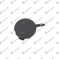 TOW HOOK COVER FRONT BLACK